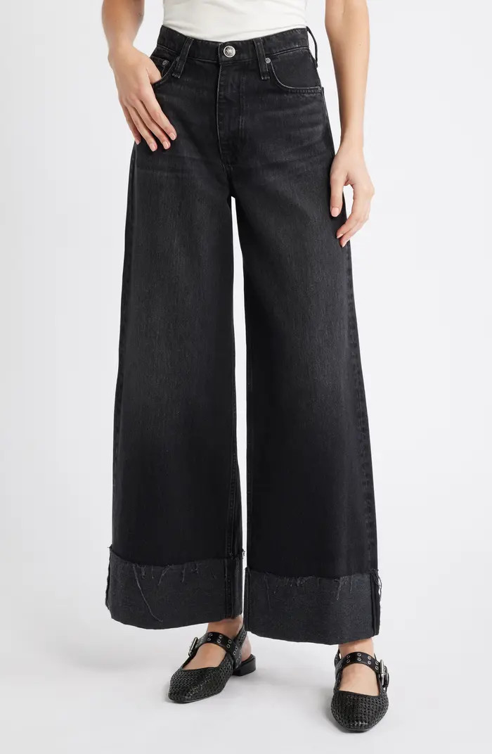 Sofie Cuffed High Waist Wide Leg Jeans | Nordstrom