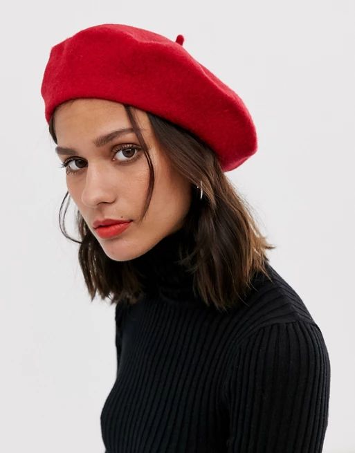 ASOS DESIGN wool beret | ASOS (Global)