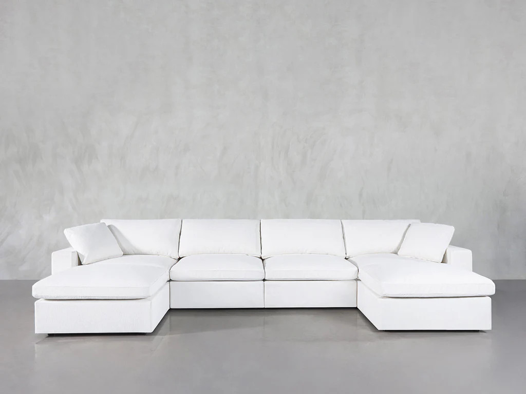 6-Seat Modular Double Chaise Sectional | 7th Avenue