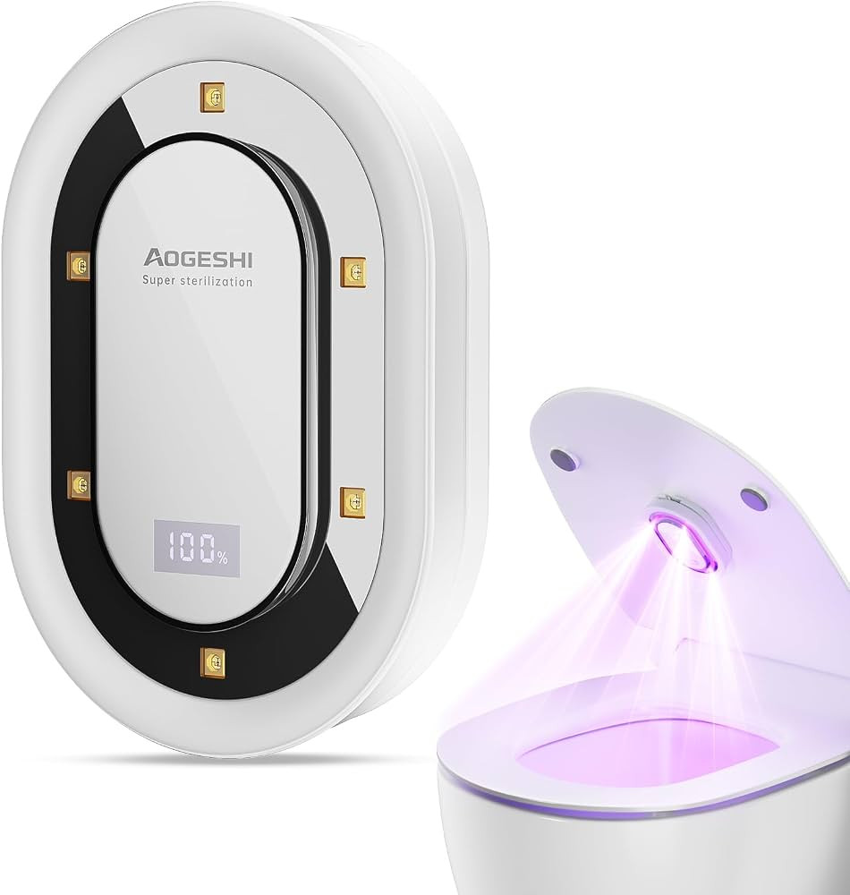 UV-C Toilet Lid Sanitizer, Hands-Free 99-Second Auto Cycle, Helps Sanitize & Reduce Odors, No Har... | Amazon (US)