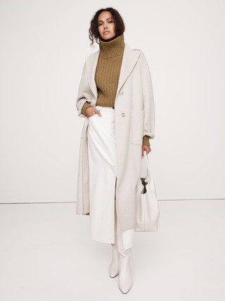 Italian Merino-Blend Cropped Sweater | Banana Republic (US)