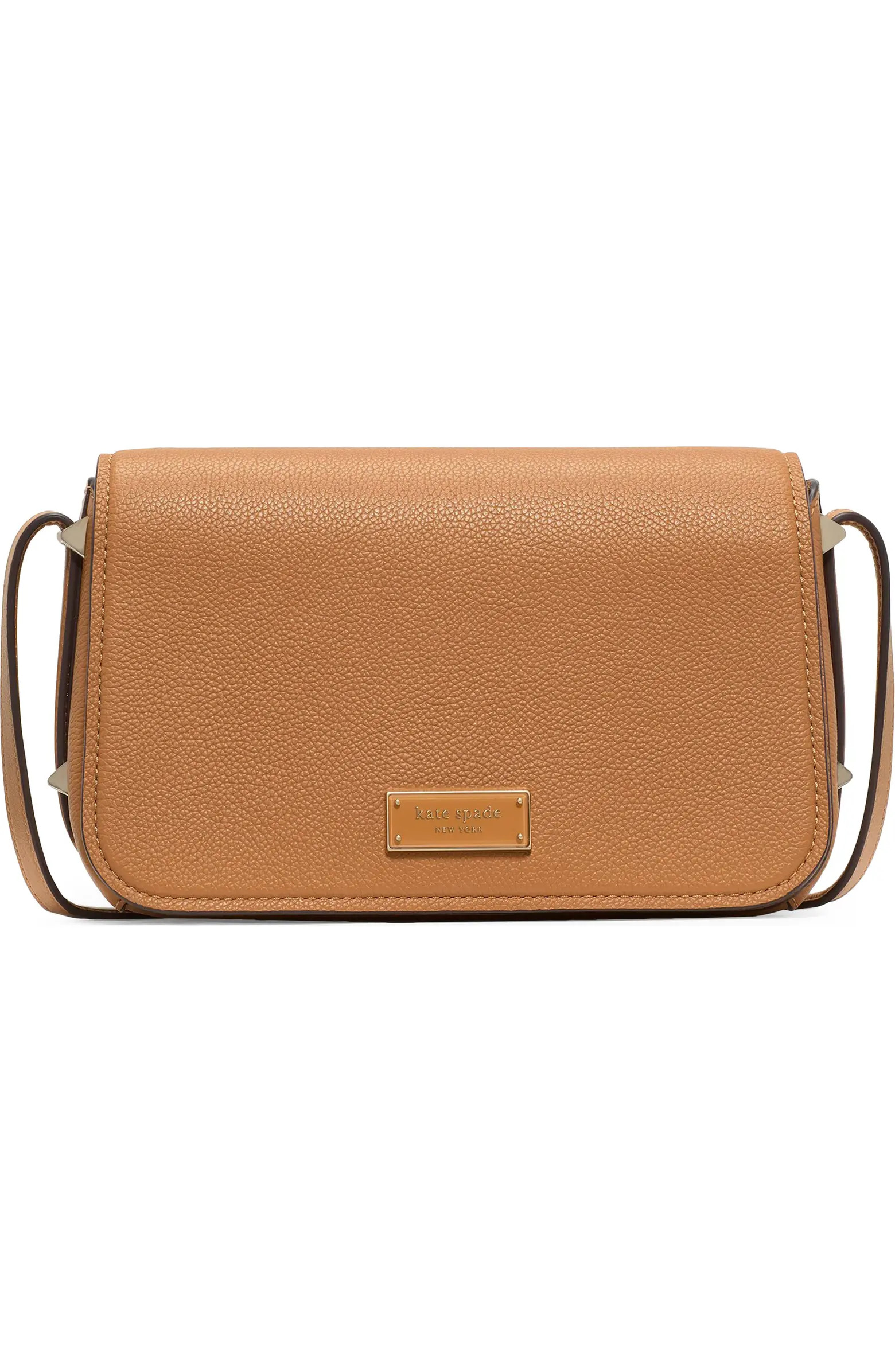 small liv pebble leather flap crossbody bag | Nordstrom