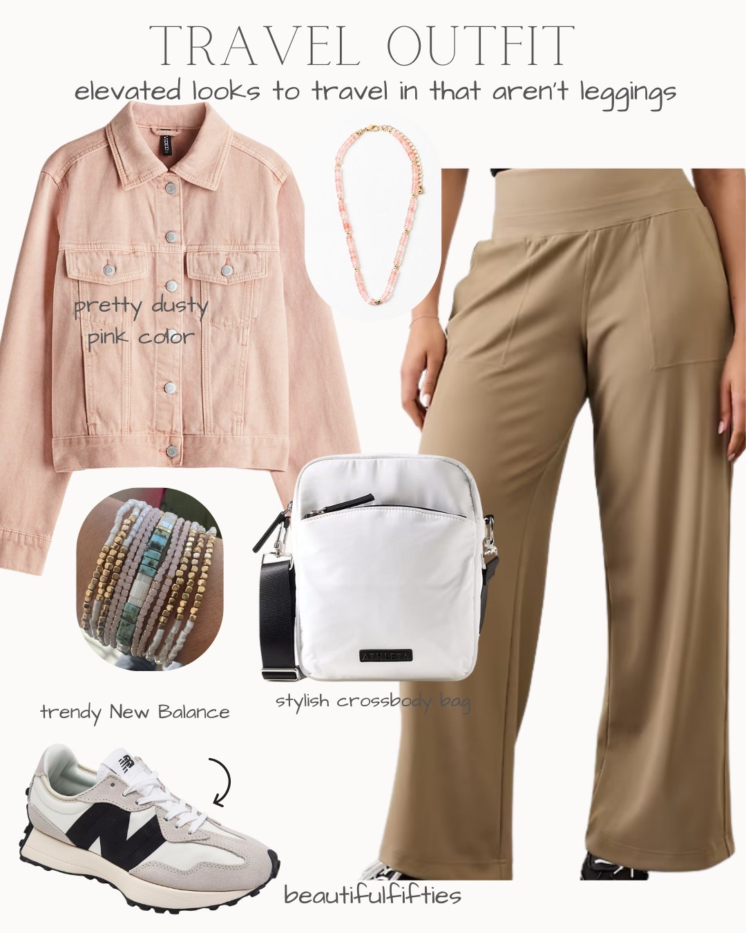 Travel outfit
Elevated looks to travel in that aren’t leggings 
Necklace and bracelet (code BF20)


#LTKStyleTip #LTKTravel #LTKSpringSale