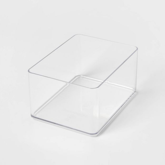 Medium Plastic Bathroom Tray Clear - Brightroom™ | Target