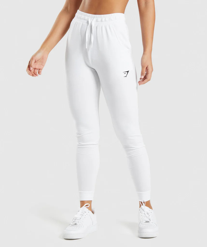 Gymshark Training Pippa Joggers - White | Gymshark (Global)