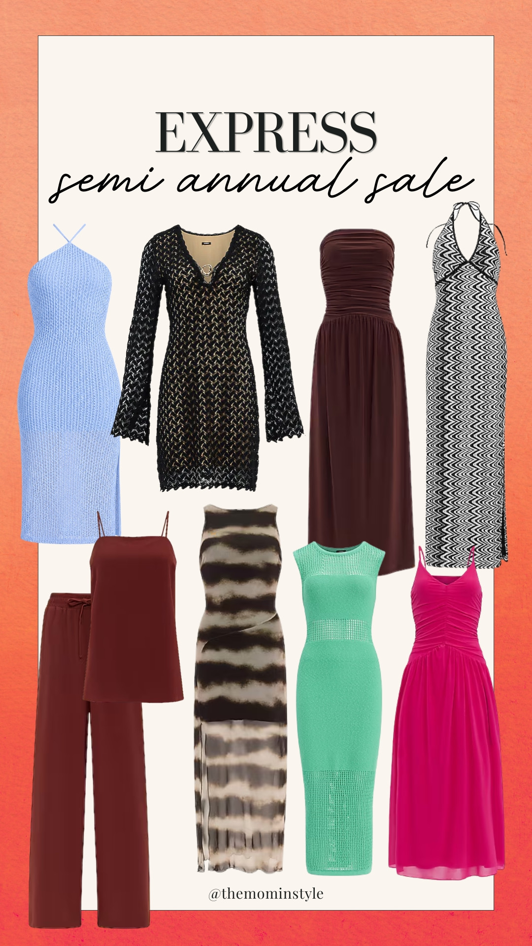The Express Semi Annual Sale is so good right now! From vacation dresses to fall transition pieces, there are so many styles worth grabbing while they're marked down. Sharing a few of my favorites!

Express sale, Express semi annual sale, Express dresses, vacation outfits, fall transition fashion, knit dresses, maxi dresses, matching sets, date night outfits, women's fashion, sale finds, themominstyle 

 #LTKootd #LTKSeasonal #LTKOver40