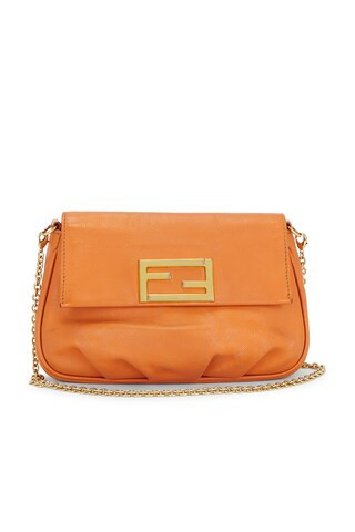 Fendi Fendista Pochette Crossbody Bag in Orange | FWRD 