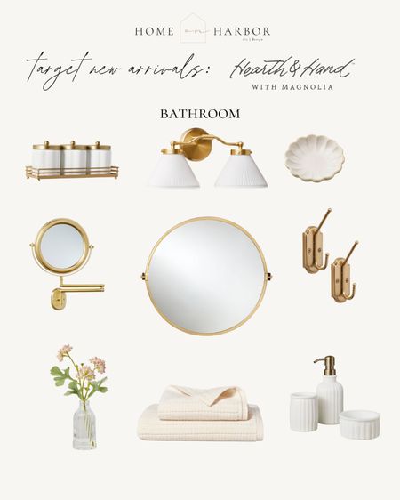 Pretty bathroom inspo from hearth & hands new collection at Target! Launches 12/26 

#LTKSeasonal #LTKstyletip #LTKhome