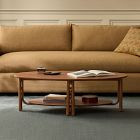 Pierce & Ward Oval Wood Coffee Table (50") | West Elm (US)