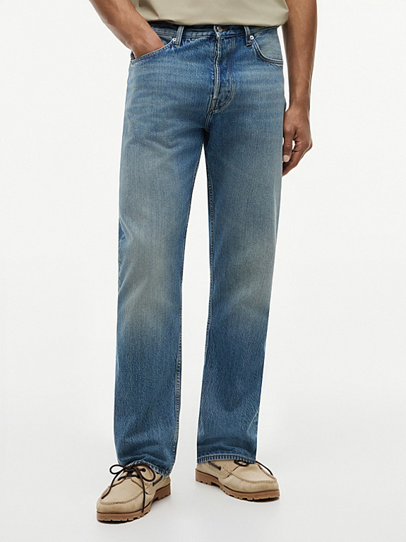 Relaxed Straight Leg Jeans mit Whisker-Effekt | Tommy Hilfiger (DE)
