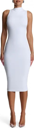 Smooth Sleeveless Midi Dress | Nordstrom