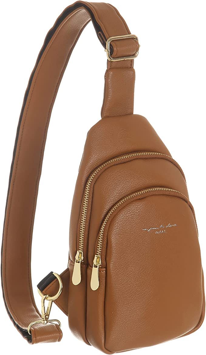 INICAT Small Sling Bag Fanny Packs Crossbody Bags Gifts for Women Men Teen Girls | Amazon (US)