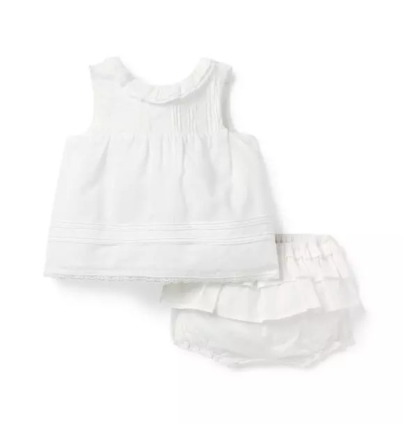 The Pintuck Lace Baby Matching Set | Janie and Jack