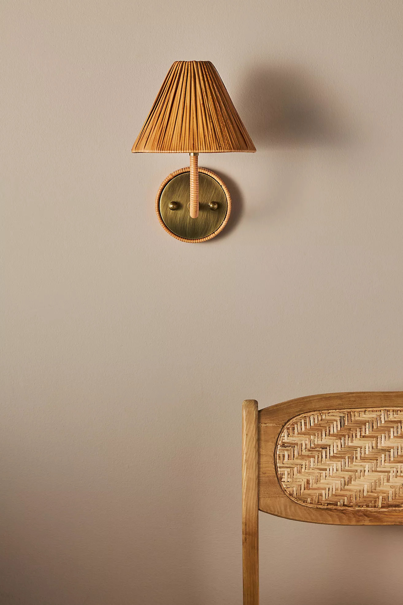 Delphine Rattan Sconce | Anthropologie (US)