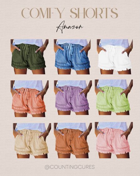 Check out the fun colors of these comfy shorts from Amazon! Perfect for lounging or casual outings.
#affordablestyle #loungewear #everydaylook #casualoutfit

#LTKfindsunder50 #LTKstyletip #LTKSeasonal