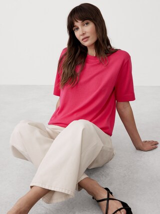 Forever Short-Sleeve Sweater | Banana Republic Factory