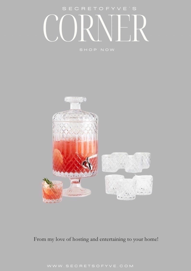SecretsofYve: Loving this beverage set! Home gift 🎁 idea. @crate&barrel
#Secretsofyve #ltkgiftguide
Always humbled & thankful to have you here.. New posts daily at 3pm & 4:15pm EST. 
CEO: PATESI Global & PATESIfoundation.org
@secretsofyve : where beautiful meets practical, comfy meets style, affordable meets glam with a splash of splurge every now and then. I do LOVE a good sale and combining codes! #ltkstyletip #ltksalealert #ltkfamily #ltku #ltkfindsunder100 #ltkfindsunder50 #ltkmens #ltkfoodie secretsofyve 

#LTKSeasonal #LTKHome #LTKWedding