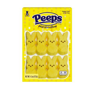 Peeps Easter Yellow Bunnies - 4.5oz/12ct | Target
