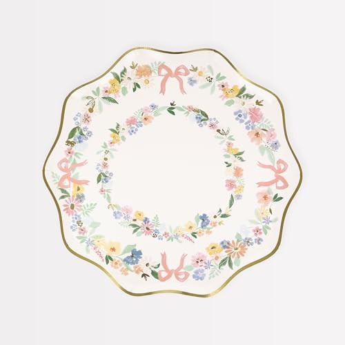 Meri Meri Elegant Floral Side Plates (Pack of 8) | Amazon (US)