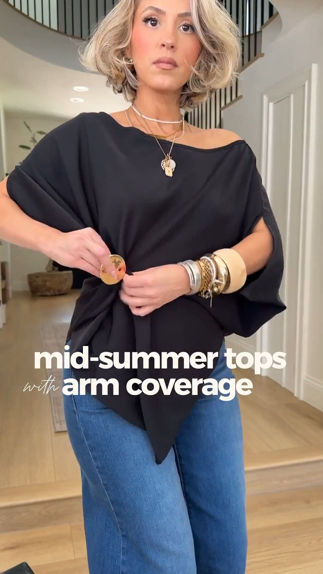 Mid-summer CHIC tops with ARM COVERAGE 😍💋

Wearing small in everything!

#LTKgrwm #LTKootd #LTKU