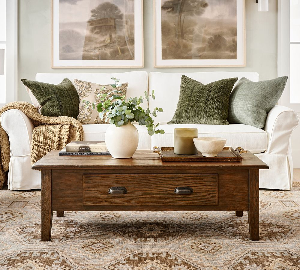 Amherst Rectangular Coffee Table (52") | Pottery Barn (US)