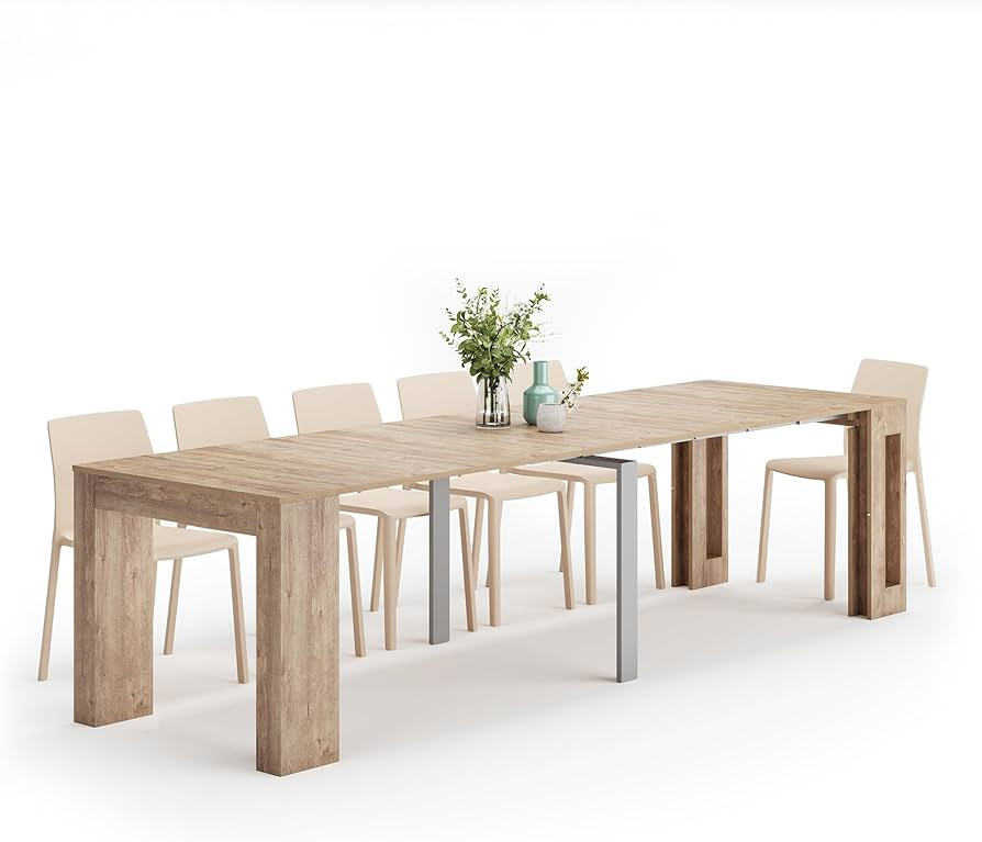 Mobili Fiver, Easy, Extendable Console Table with Extension Leaves Holder, 17.7(120.1) x35.4 in, ... | Amazon (US)