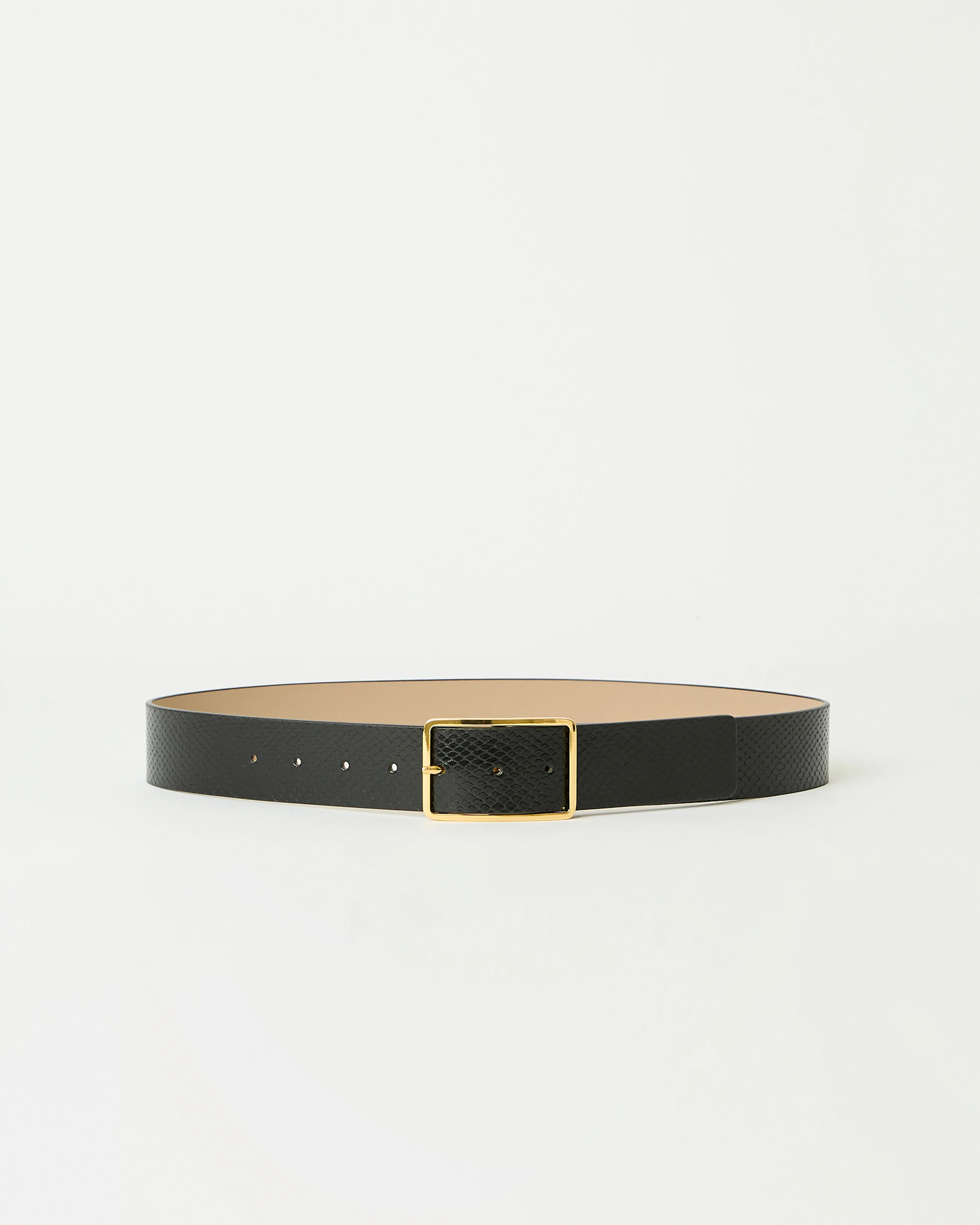 MILLA PYTHON LEATHER BELT | B-Low The Belt