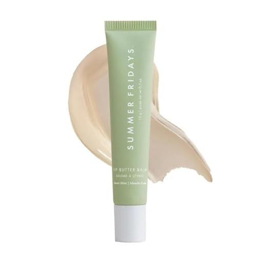 Summer Fridays Lip Butter Balm - Conditioning Lip Mask and Lip Balm for Instant Moisture, Shine and Hydration - Sheer-Tinted, Soothing Lip Care - Sweet Mint (.5 Oz) | Amazon (US)