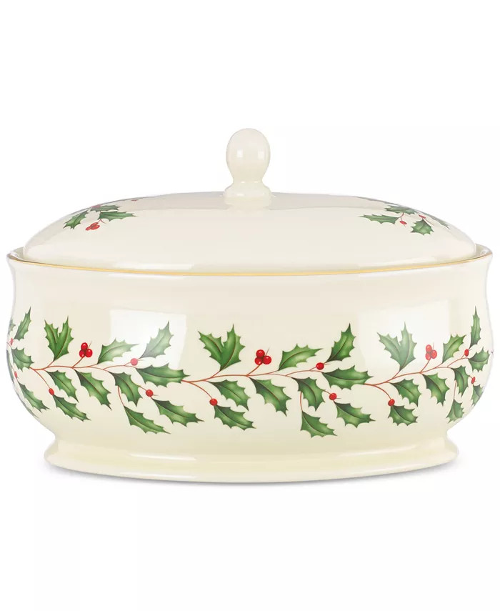 Lenox Holiday Covered Dish & Reviews - Serveware - Dining - Macy's | Macys (US)