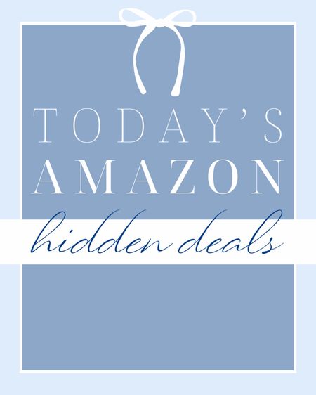 today’s hidden deals on Amazon! get them while it lasts! 

#LTKsalealert