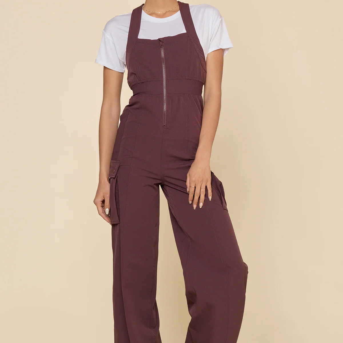 Take a Hike Overalls - Pecan | POPFLEX