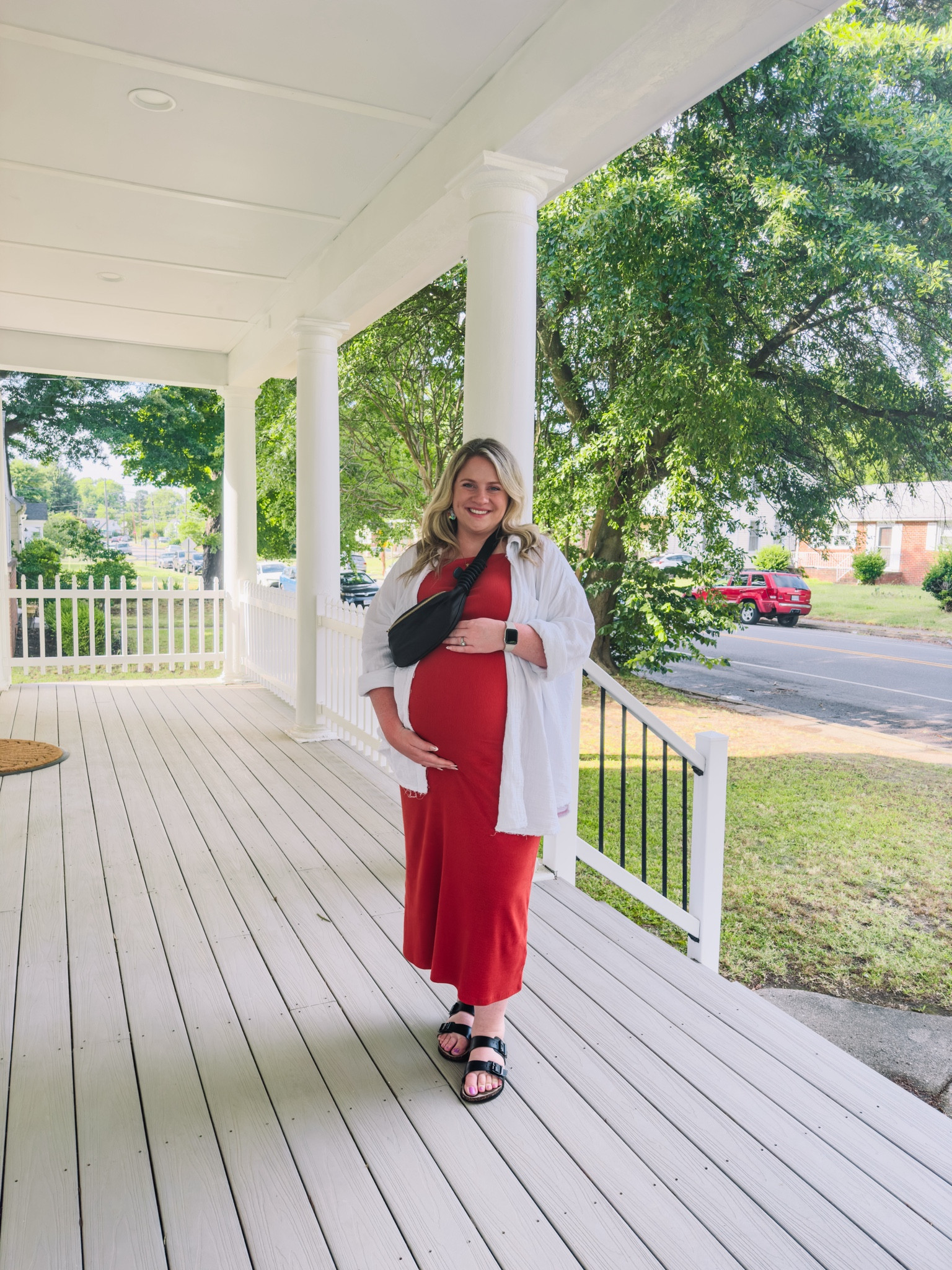 Orange maternity dress for summer  from Old Navy🍊 

True size XL and fits over 35 week bump - stretchy & comfy

#LTKBump #LTKSummerSales #LTKMidsize
