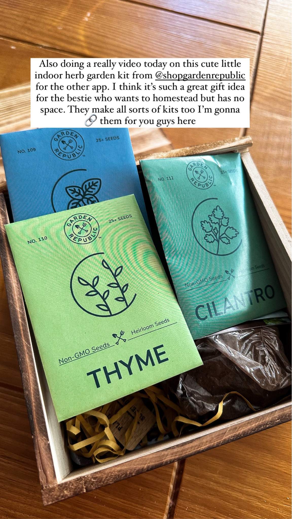 Really cute gift idea for someone who wants to start homesteading but is low on space! Indoor herb garden from garden republic! 

#LTKGiftGuide #LTKSeasonal #LTKHoliday
