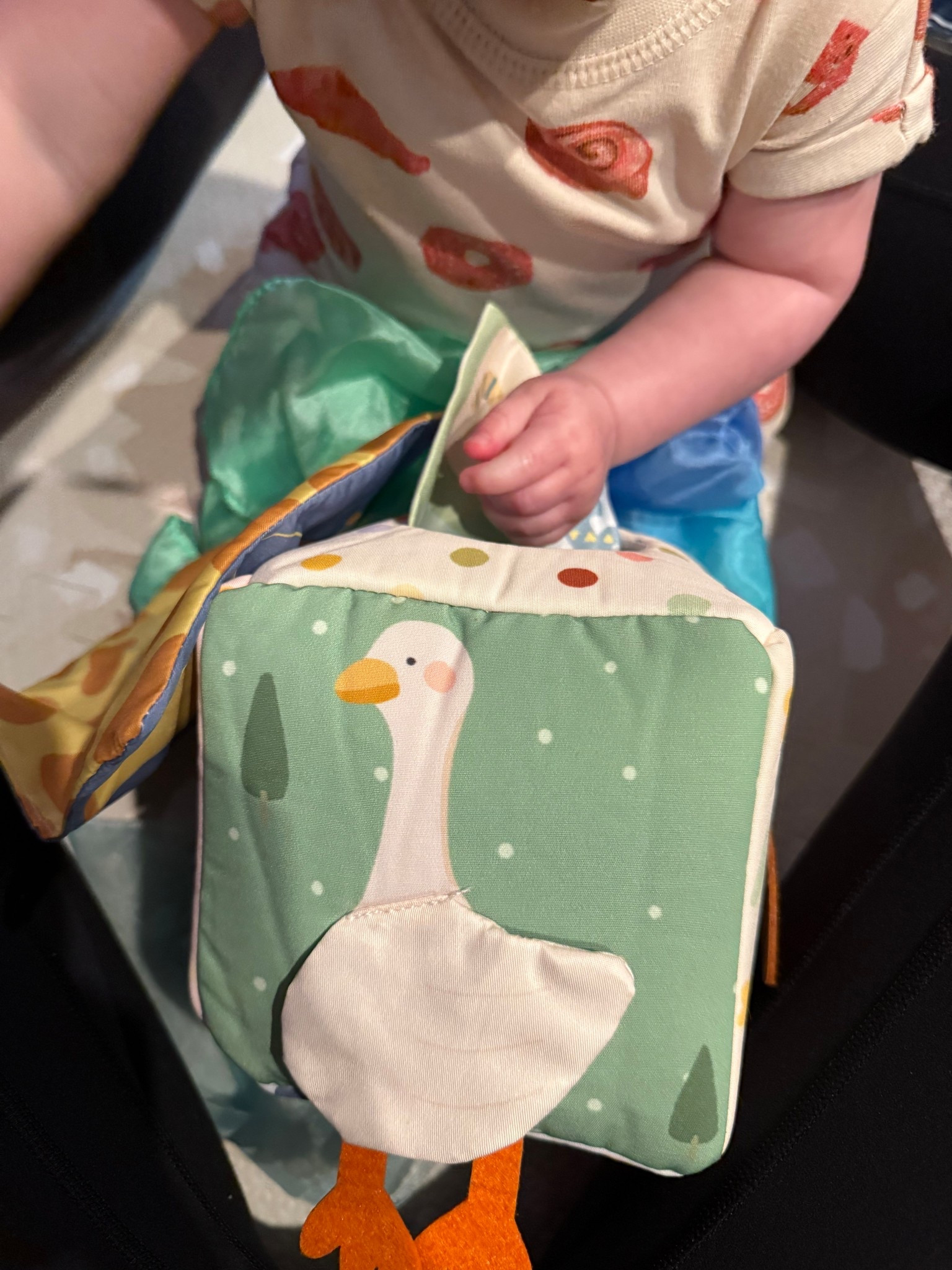 My daughter loves this play tissue box! Comes with crunchy sheets inside 

#LTKmomlife #LTKKids #LTKBaby