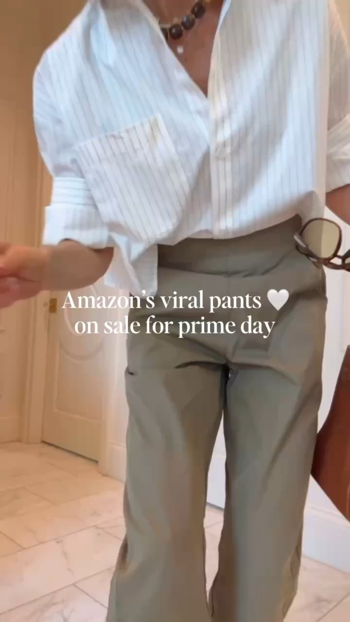 The viral Amazon pants dupe to the ruti are really good! I'm wearing size small