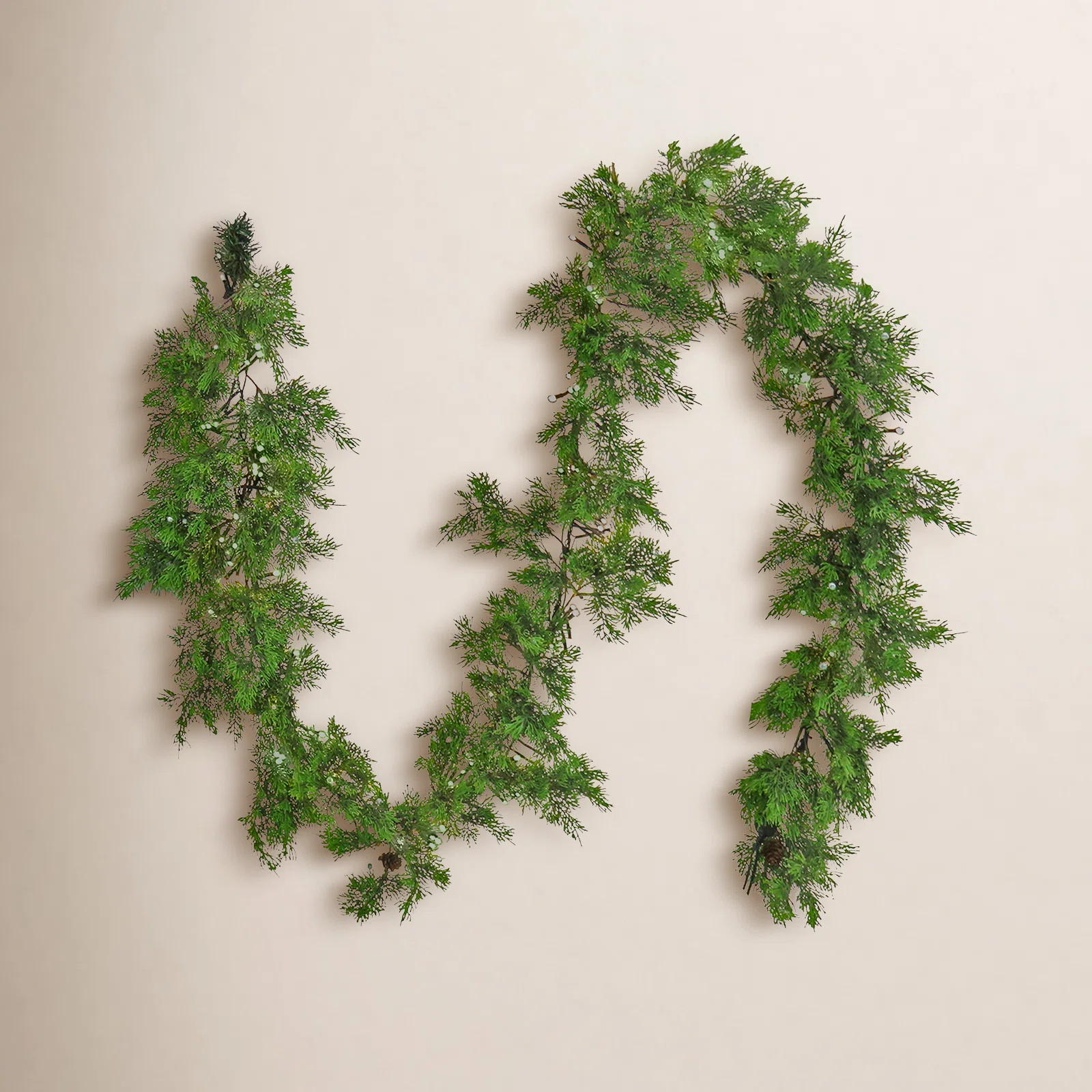9 ft. Pre-Lit Cedar Garland | Wayfair North America