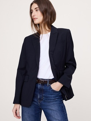 Slim Italian Lightweight Wool Blazer | Banana Republic (US)