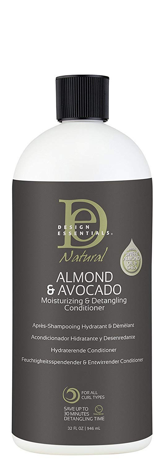 Design Essentials Almond and Avocado Moisturizing and Detangling Conditioner, 32 Ounces | Amazon (US)