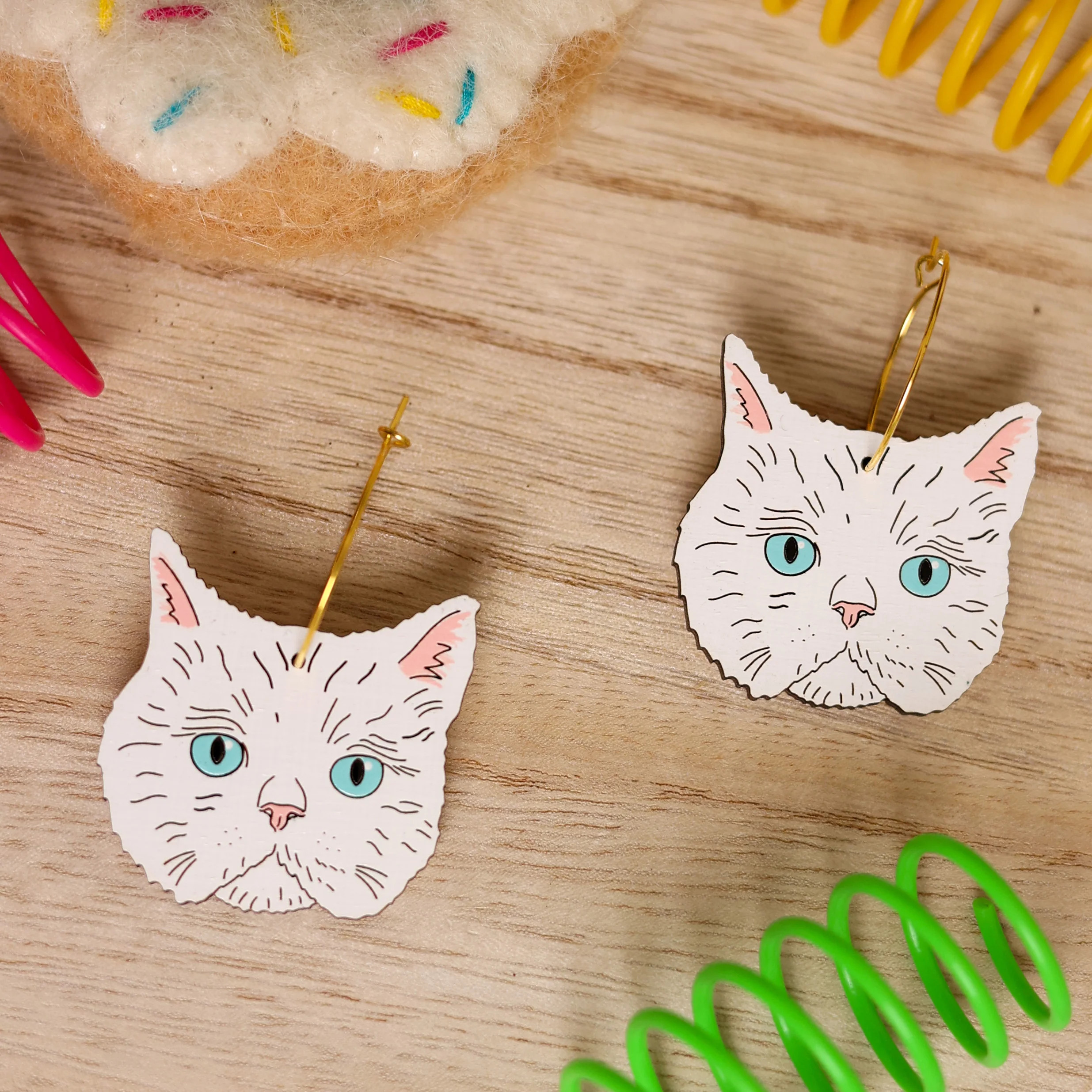Persian Cat Hoop Earrings | Le Chic Miami