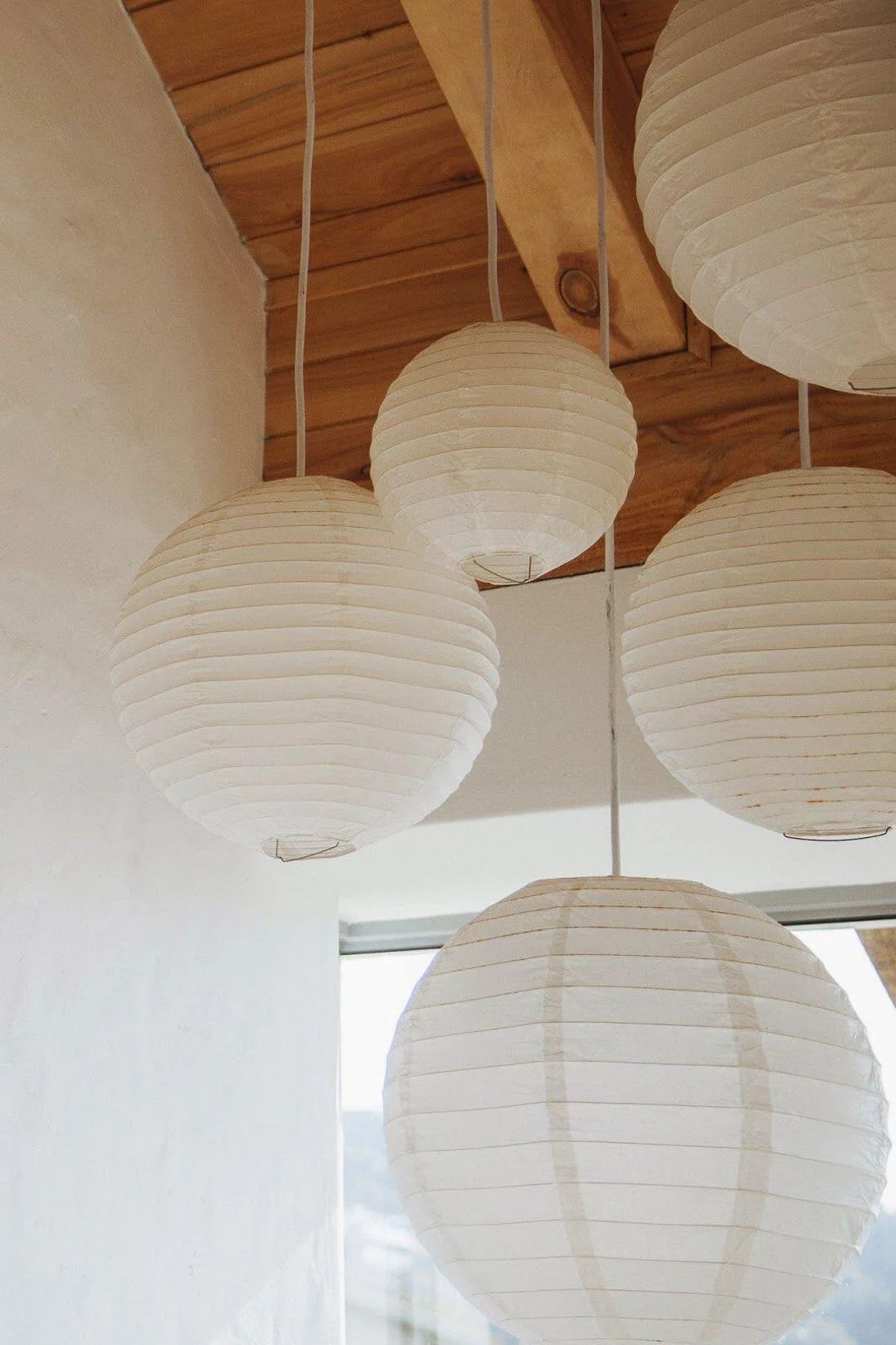 Japandi, Japanese paper lampshade, Ceiling Lamps, Pendant light, Scandinavian Decor, Vietnamese Z... | Etsy (US)