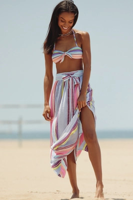 Lemlem Tola Belted Midi Skirt | Anthropologie (US)