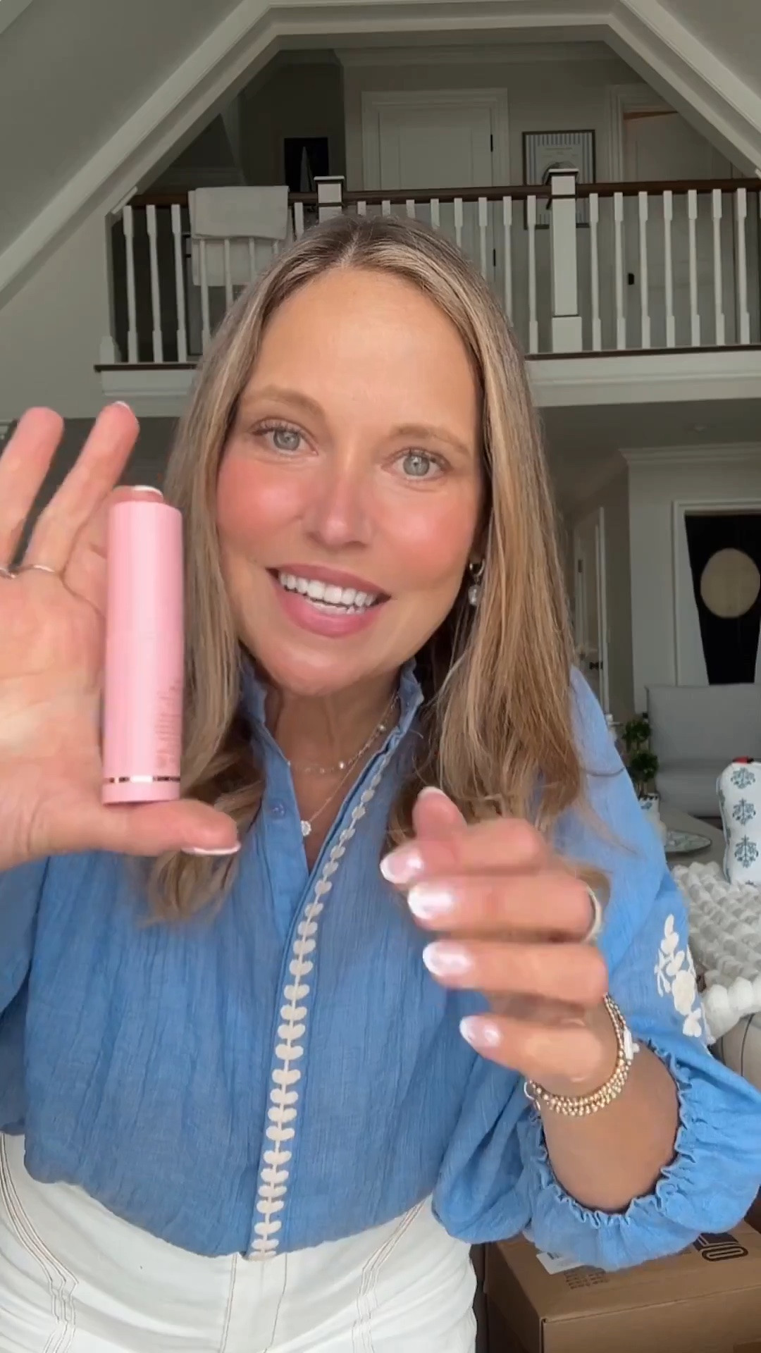 This Medicube PDRN Pink Collagen Volume Multi Balm has been such a good makeup prep find. I love using this Korean skincare balm on smile lines, under eyes, forehead lines, and dry spots because it helps my skin look hydrated, glowy, and smoother under makeup. It’s an easy collagen balm stick to keep in your routine when you want that plumper-looking base before getting ready. s

#LTKBeauty #LTKgrwm #LTKOver40