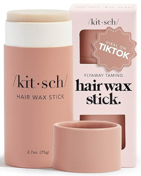 Kitsch Hair Wax Stick for Women & Men - Hair Slick Back Stick, Anti-Frizz and Fly Away Hair Tamer... | Amazon (US)