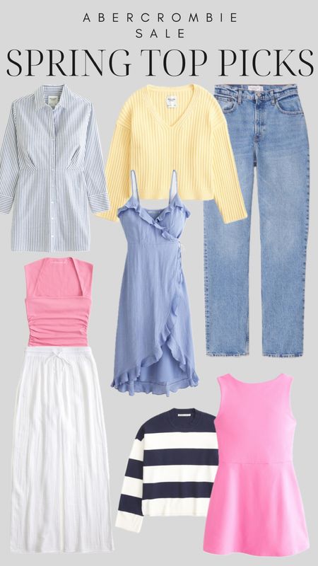 Abercrombie spring sale picks! I’m so excited to add more color to my capsule wardrobe this spring! 

#LTKSpringSale