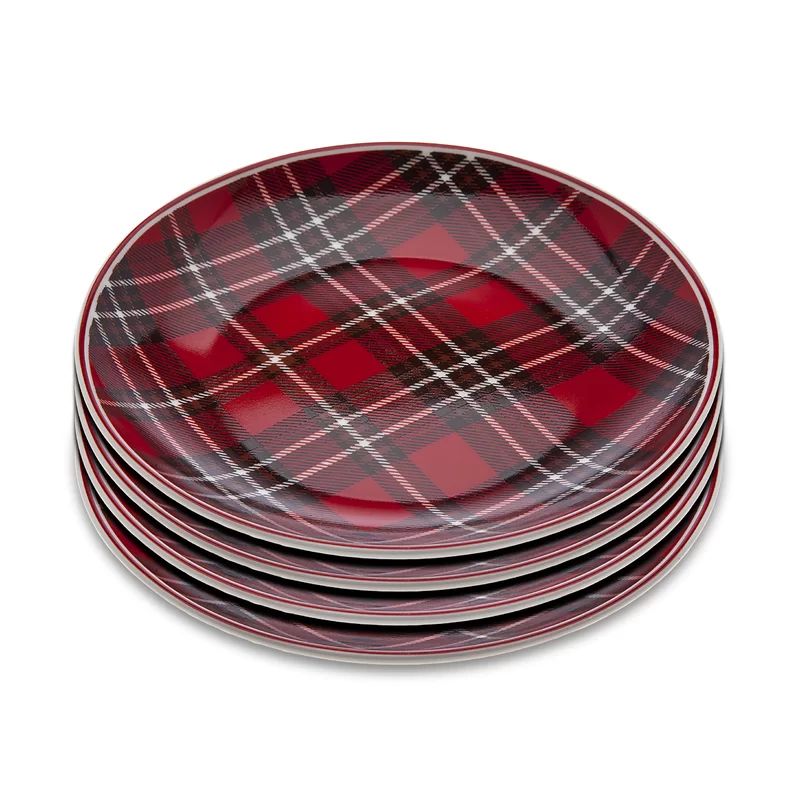 Plaid 6" Dessert Plate (Set of 4) | Wayfair North America