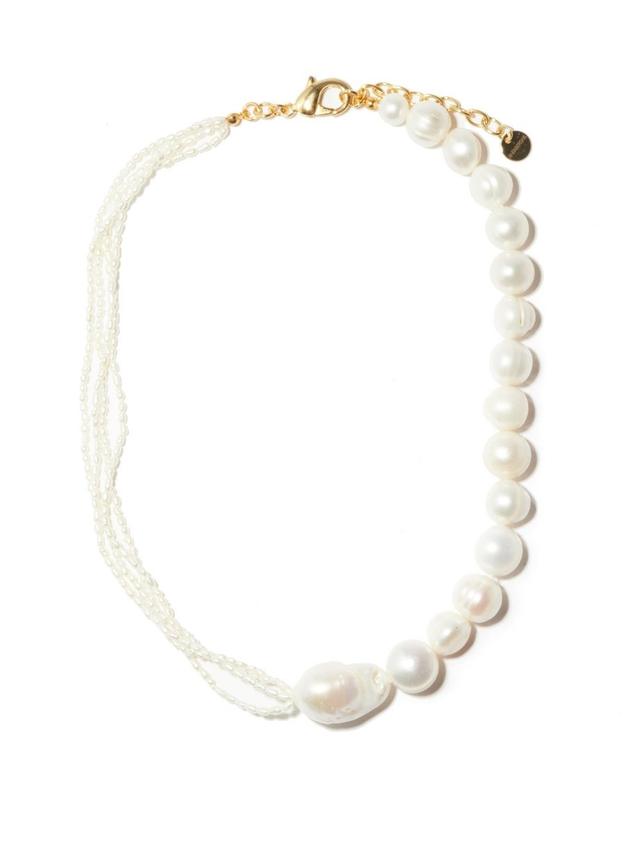 Coast to Coast pearl & 14kt gold-plated choker | Anita Berisha | Matches (US)