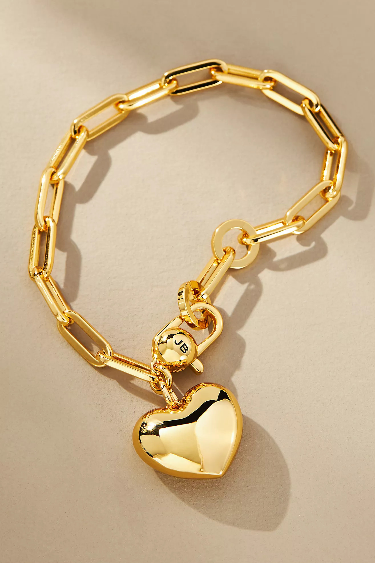 Jenny Bird Puffy Heart Chain Bracelet | Anthropologie (US)