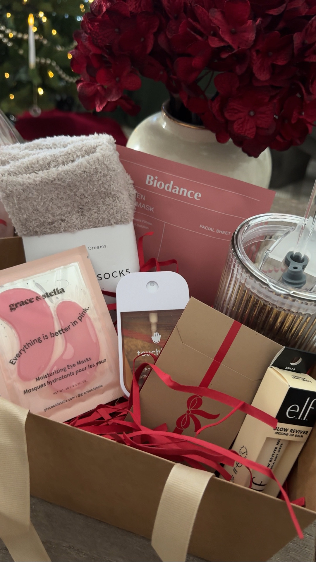 These little pamper boxes are such an easy gift idea!
I used a mix of cozy socks, skincare favorites, lip balm, eye patches, and a cute tumbler cup to create the perfect teacher + coach gift for the holidays. 

holiday gift basket, teacher appreciation gift, Christmas basket ideas, self-care bundle, cozy holiday gifts, gift ideas for her, simple gift ideas, affordable holiday gifts, women’s care gifts, teacher Christmas gifts

#LTKHoliday #LTKGiftGuide #LTKCyberWeek