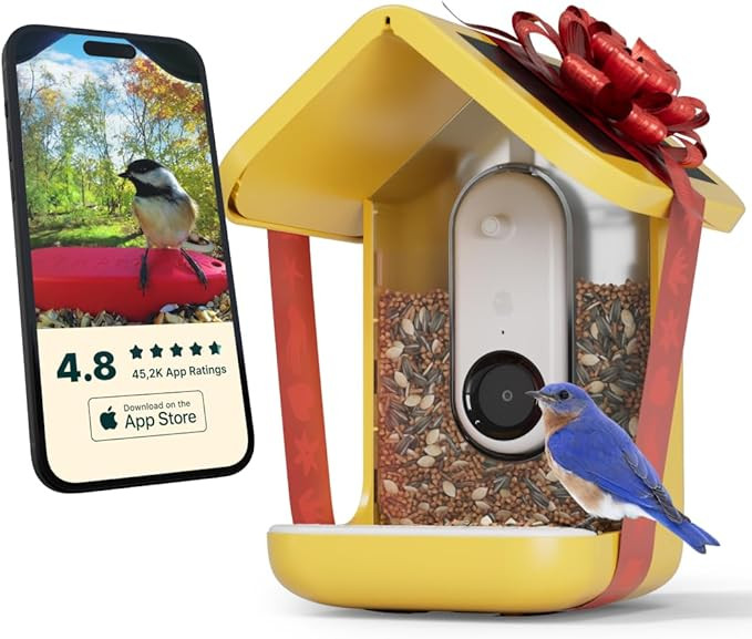 BIRD BUDDY® Original Smart Bird Feeder with Camera. High Resolution AI Camera for Beautiful Clos... | Amazon (US)