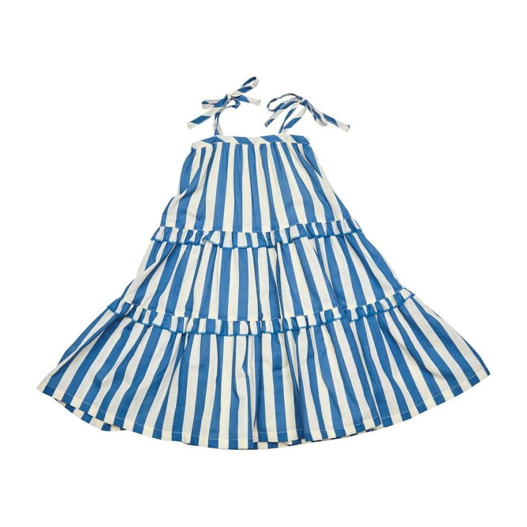 Garden Dress, Blue Stripes | Maisonette